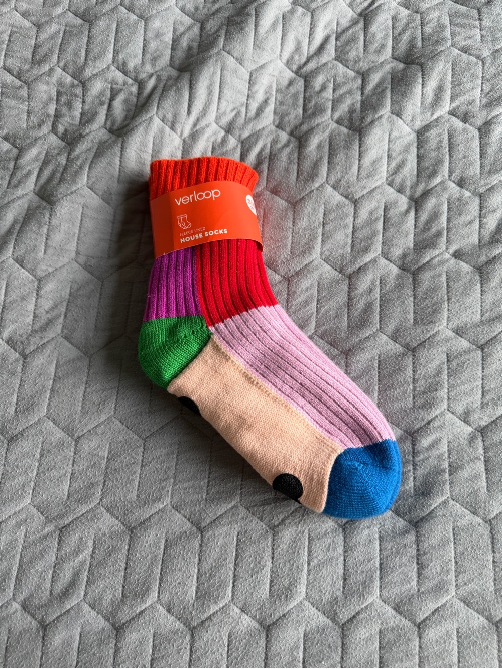 Verloop fleece lined house socks